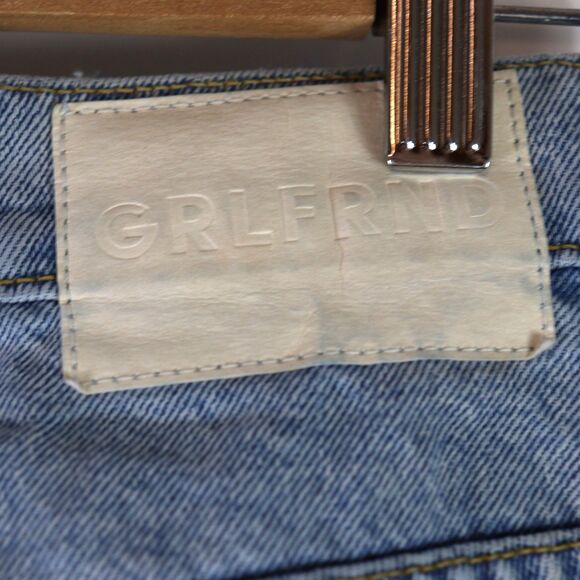 GRLFRND Sara Super High Rise Slim Straight jeans Size 27 - Picture 7 of 10